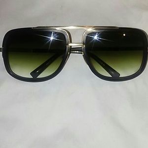 Dita Black and Gold Mach One sunglasses