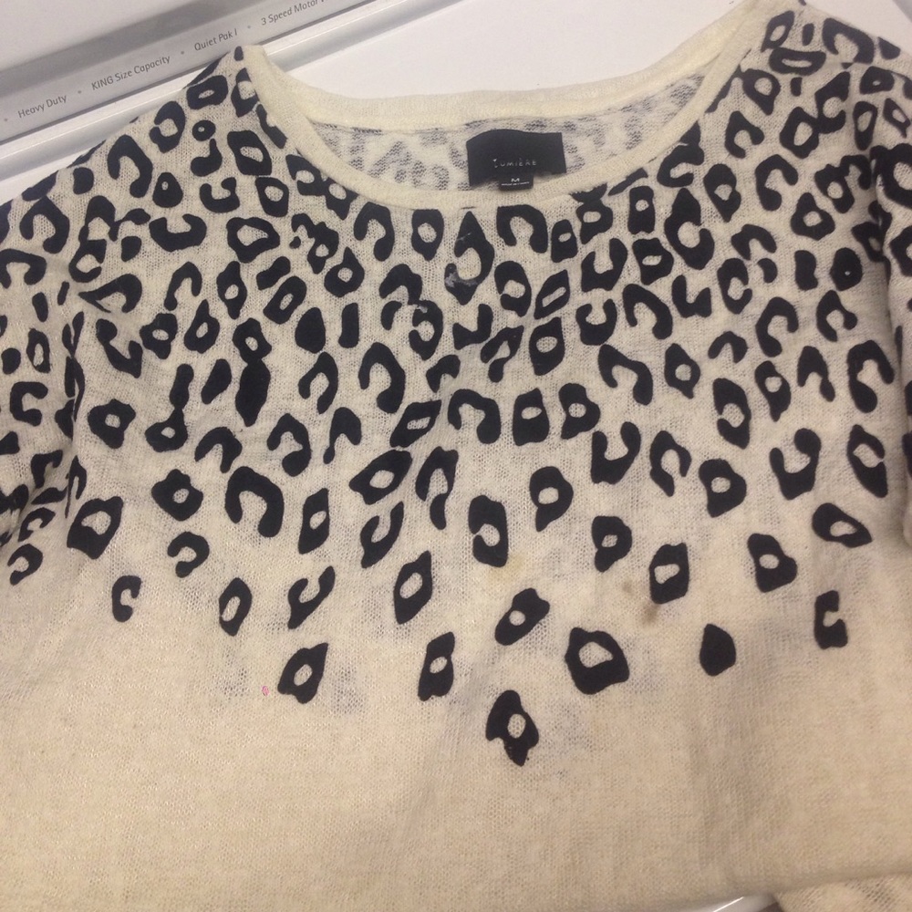 Cheetah animal print Lumiere sweater