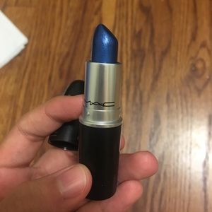 MAC designer blue frost lipstick - used once!