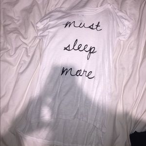 “Must sleep more” tee “Must sleep more” tee