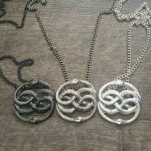 Ouroboros pendant necklace Ouroboros pendant necklace