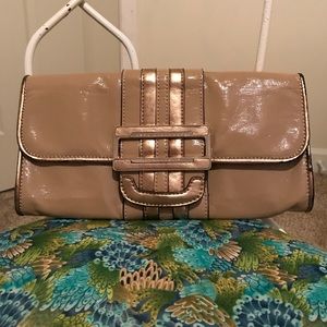 Gold clutch by Anya Hindmarch for Target