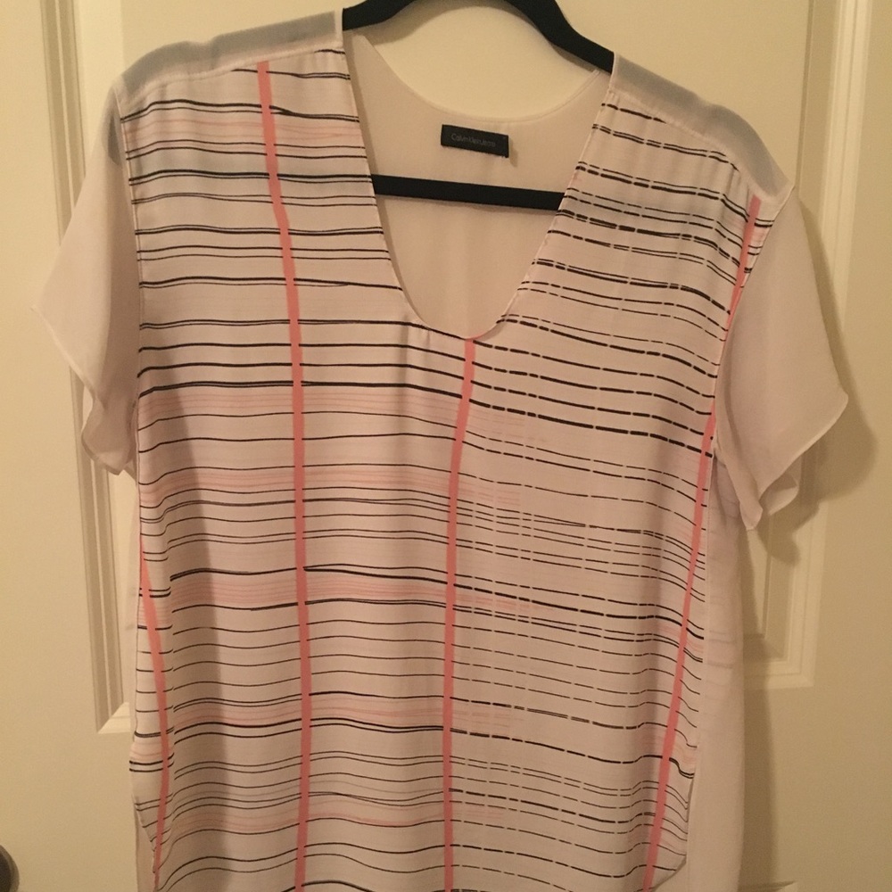 Stripped White Shirt