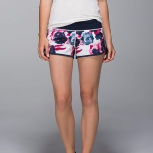 Lululemon Floral Speed Shorts