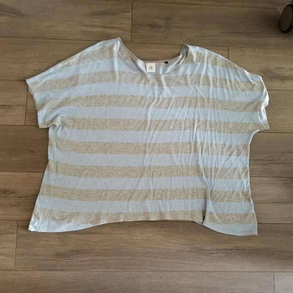 XL CAbi striped top