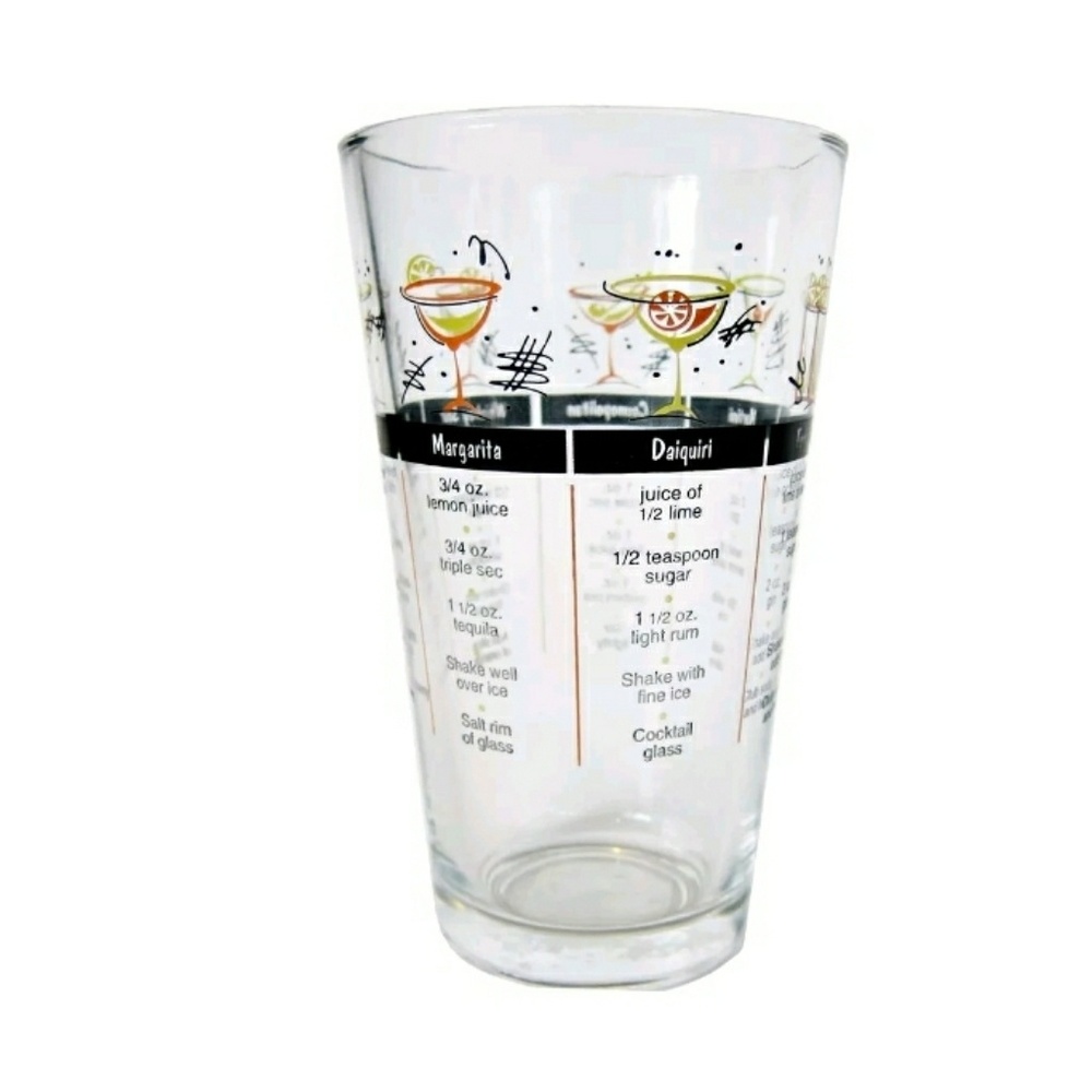 GIFT SET 16.2 Ounce Classic Cocktail Recipe Glass