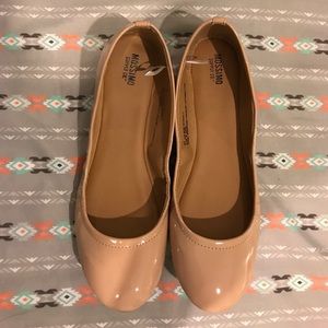 Mossimo nude flats from target