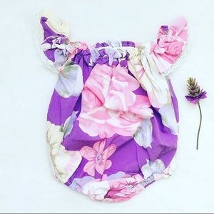 Baby girl's Floral Romper