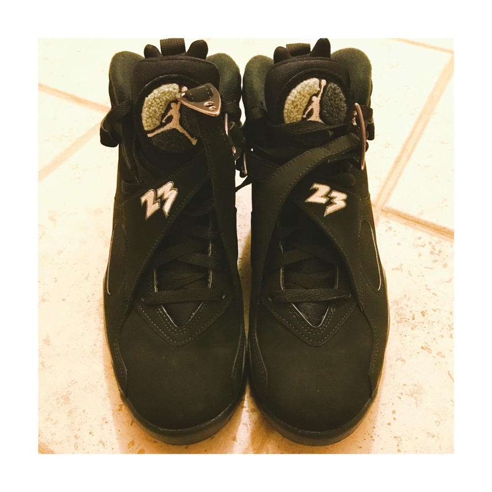 Air Jordan 8 Retro Size 7.5 Men Black