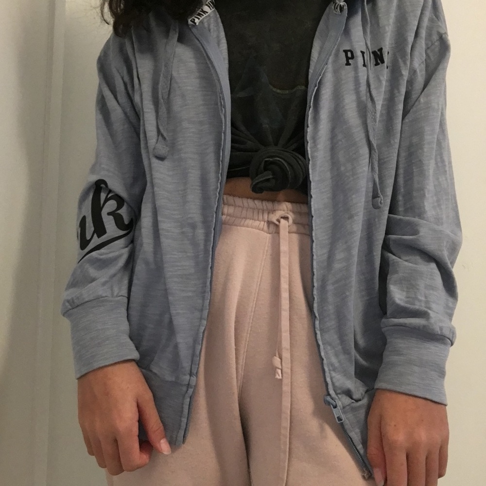 VS PINK ZIP UP