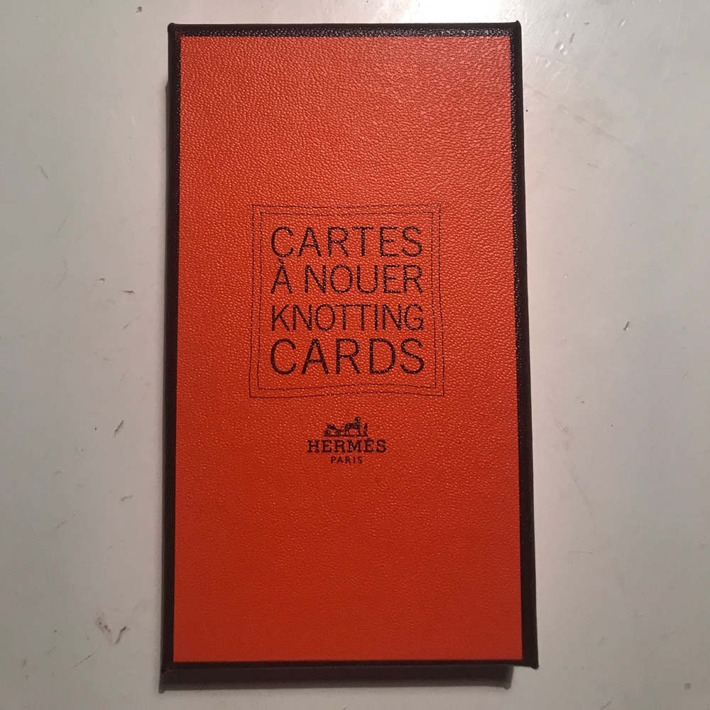 Hermès silk knit cards