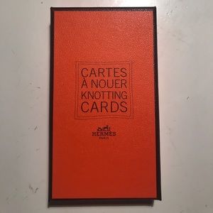 Hermès silk knit cards