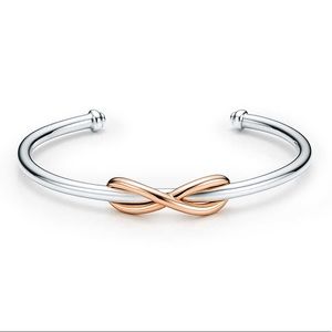 Tiffany & Co. Rose Gold Sterling Infinity Cuff Tiffany & Co. Rose Gold Sterling Infinity Cuff