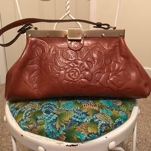 Patricia Nash Farrera Snap Closure Satchel Handbag