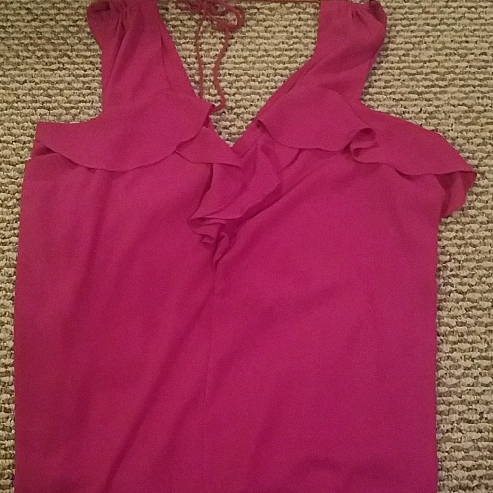 Hot pink blouse