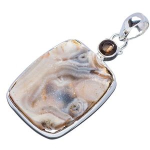 NWOT Desert Druzy, Smoky Quartz Pendant WP614572F