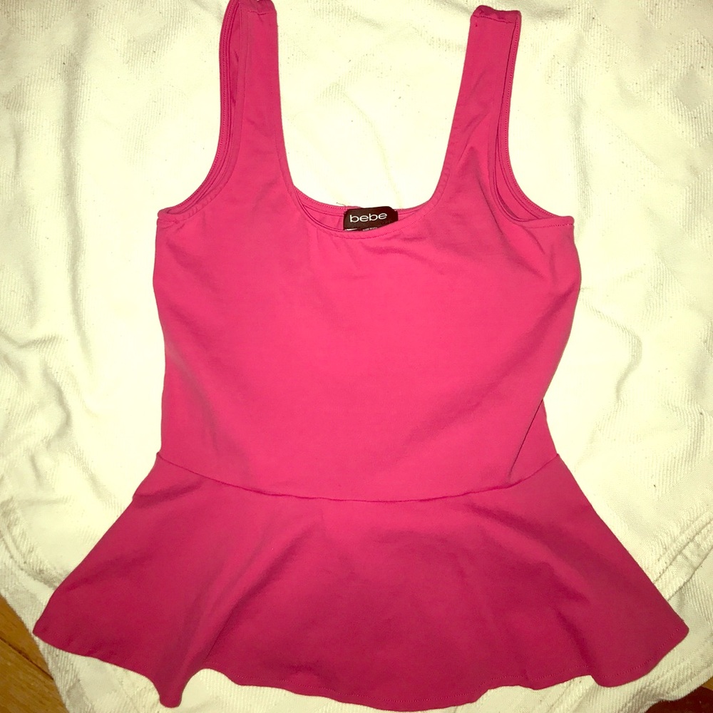 Hot pink bebe top