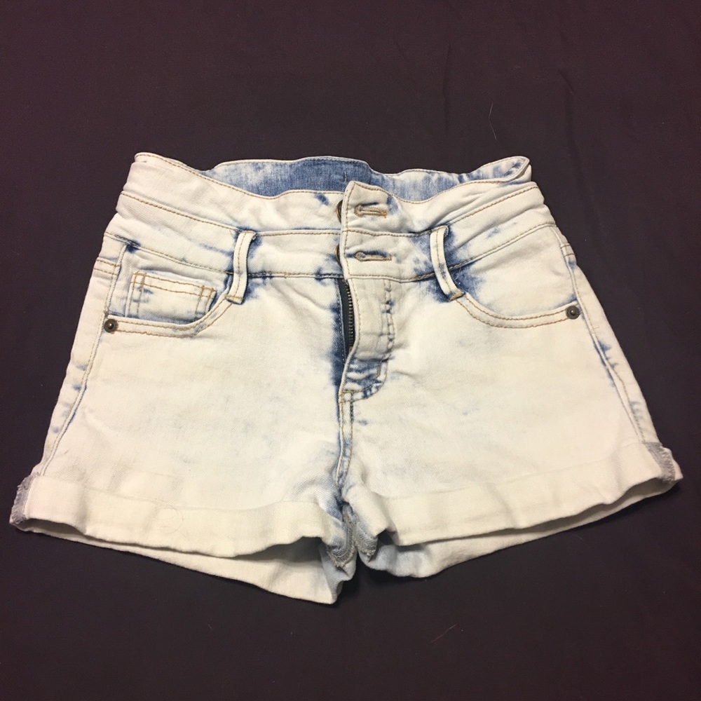 Stretch Denim Jean Shorts