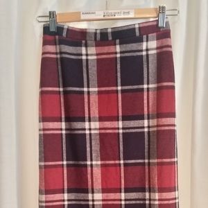 Forever 21 Plaid Pencil Skirt