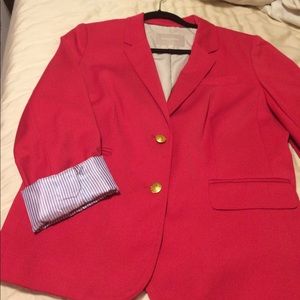 Banana Republic size 12 red blazer New without tag