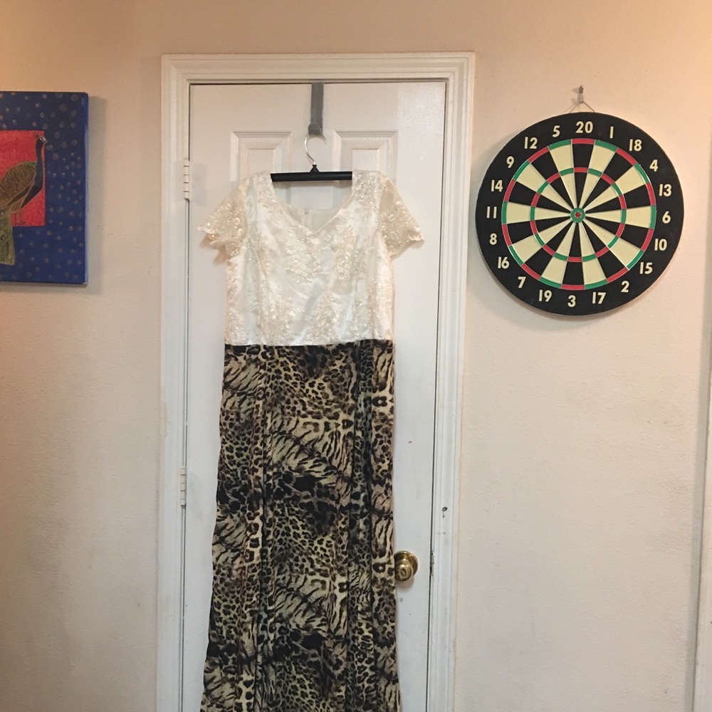 Custom Made Animal Print Maxi