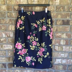 Vintage floral skirt