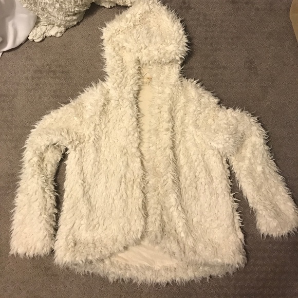 Free People Jackets & Blazers - Free People fuzzy jacket size Medium