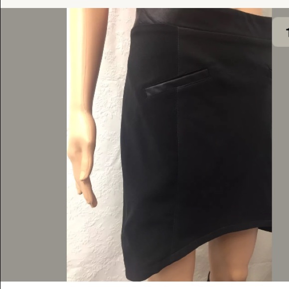 Donna Mizani leather skirt size medium - Picture 1 of 8