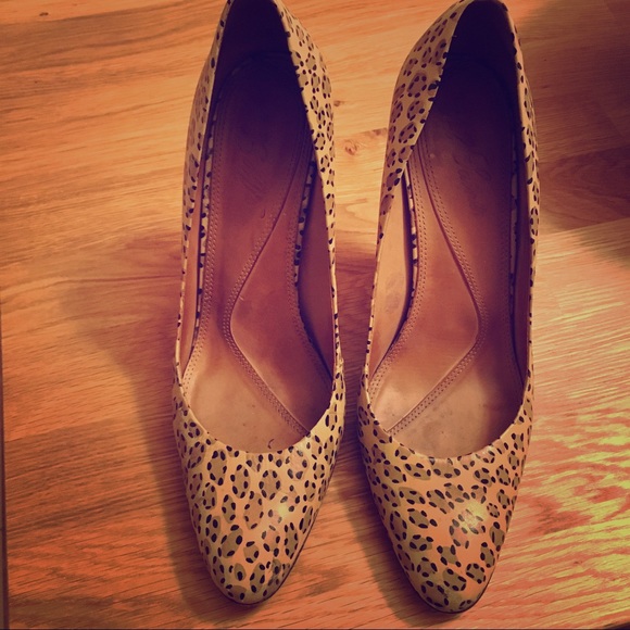 All Saints Leopard Heels - Picture 1 of 8