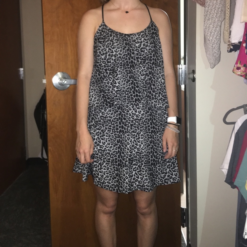 Cheetah print dress!