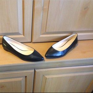 Nine West Onlee Black Pointy Toe Flats - Size 6.5