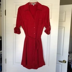 Express shirt dress