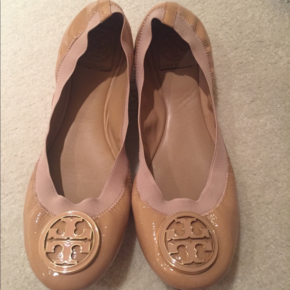 Tory Burch Nude Caroline Flats- GREAT DEAL