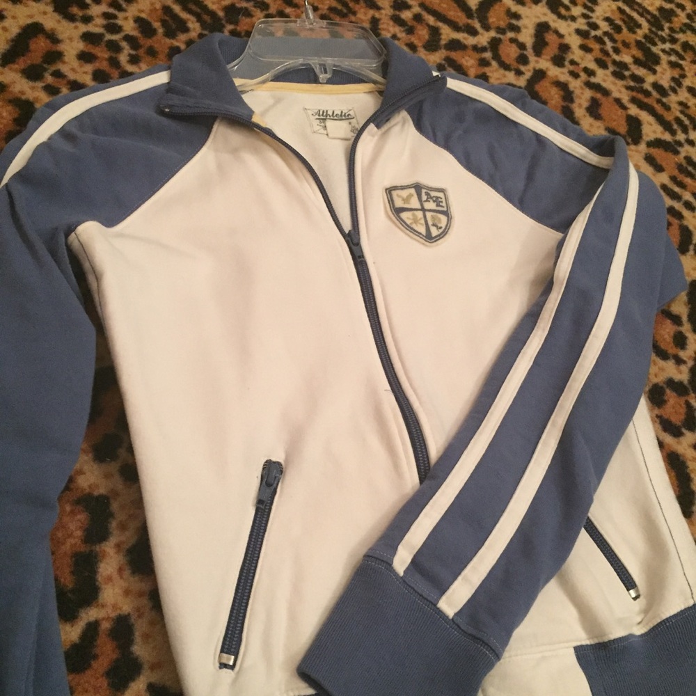 Blue and White jogger jacket