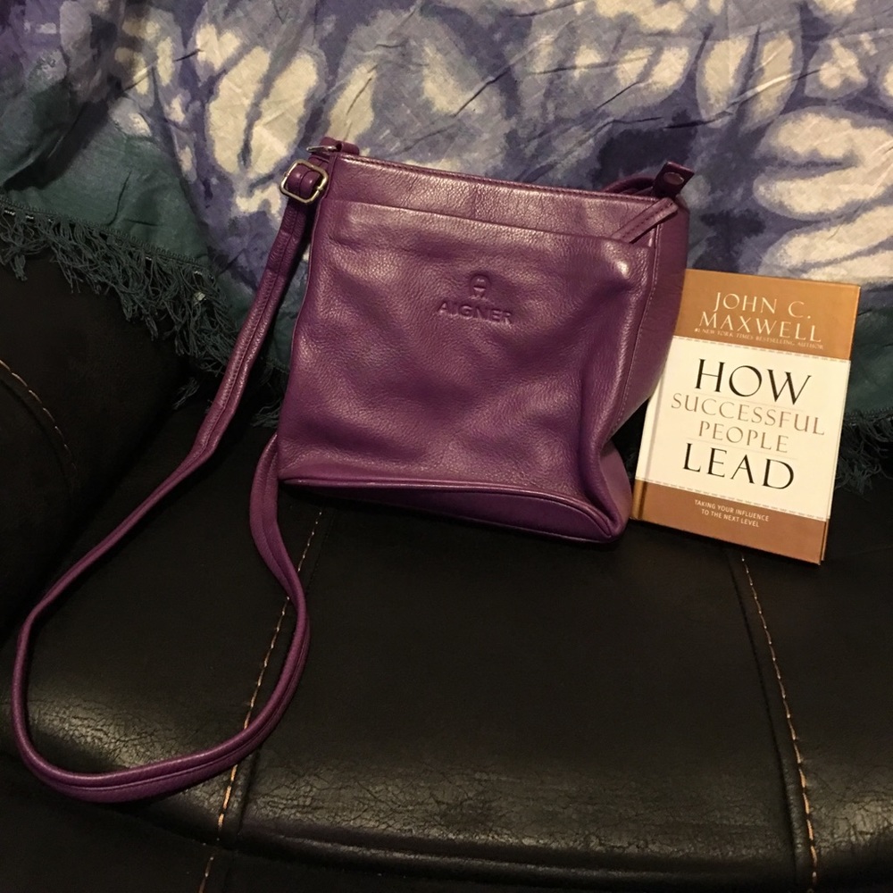 Etienne Aigner purple cross body.