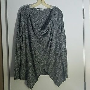 Stylish "wrap" style sweater. Great condition!