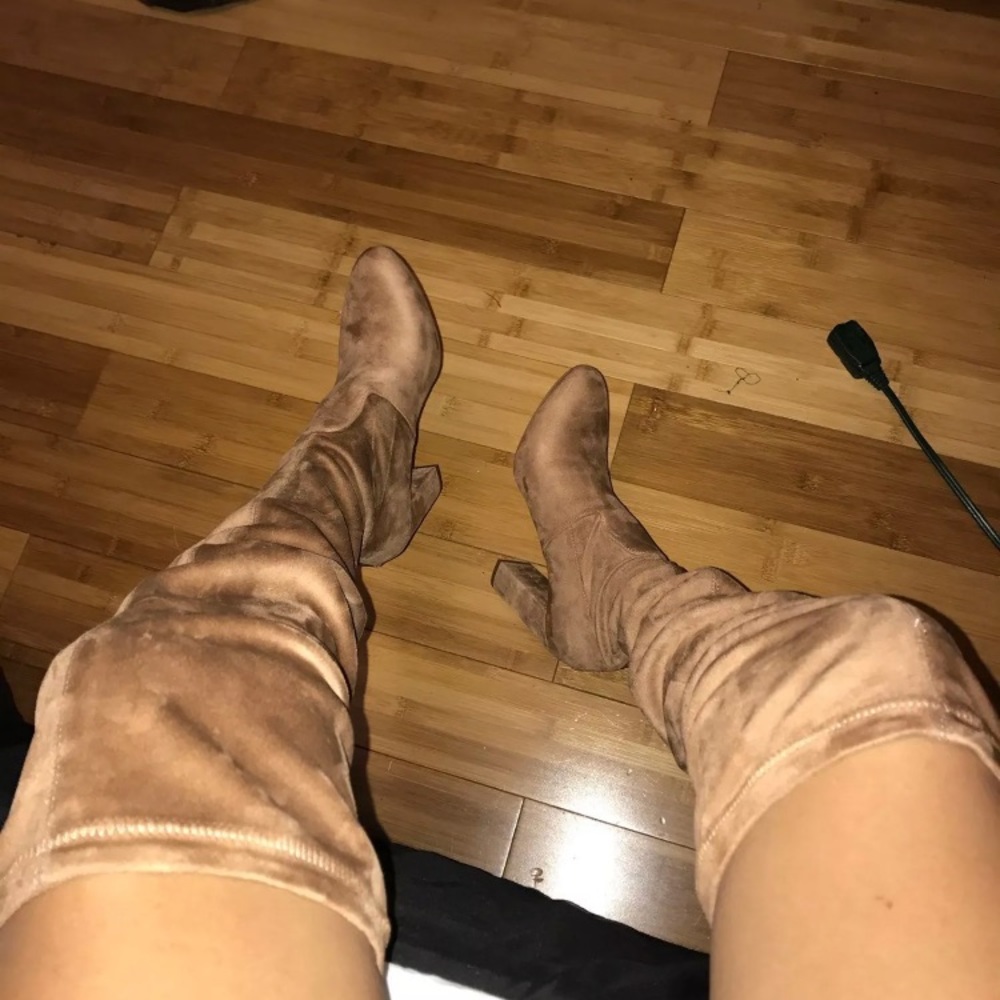 Steve Madden "emotion" thigh high boots
