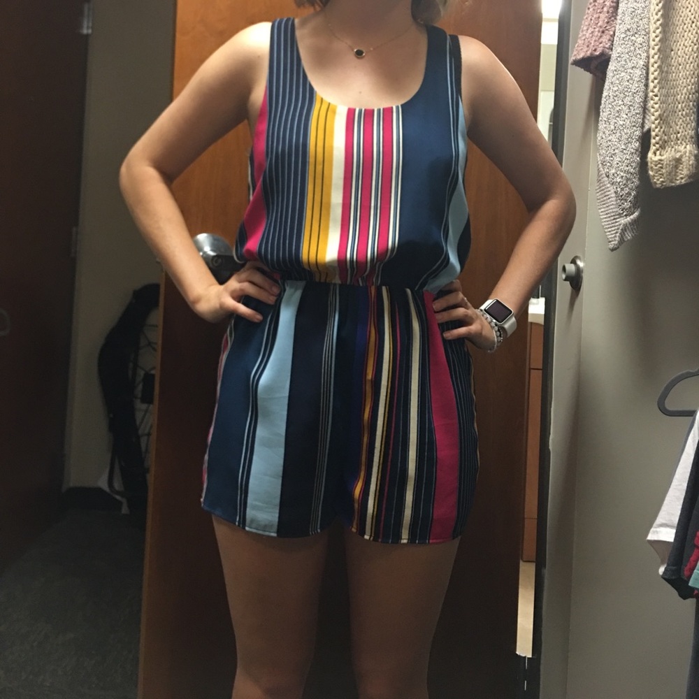 Multi colored romper
