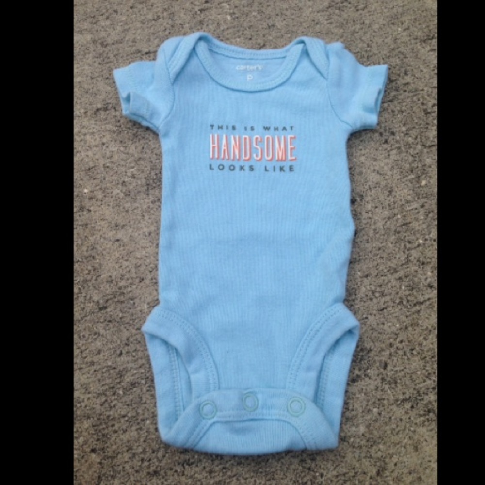 Boys Preemie onesie