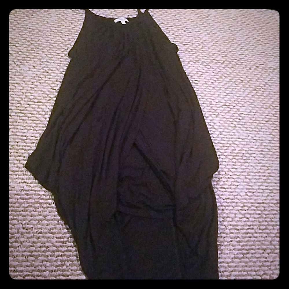 Black wrapped tank dress! Never worn
