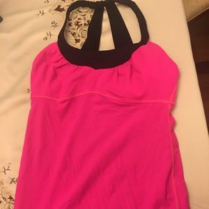 Lululemon hot pink top