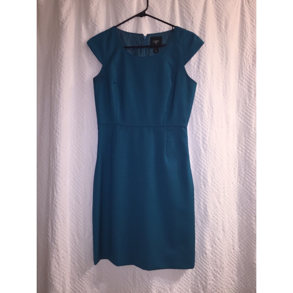 J.Crew Factory Green Cap Sleeve Dress Size 4
