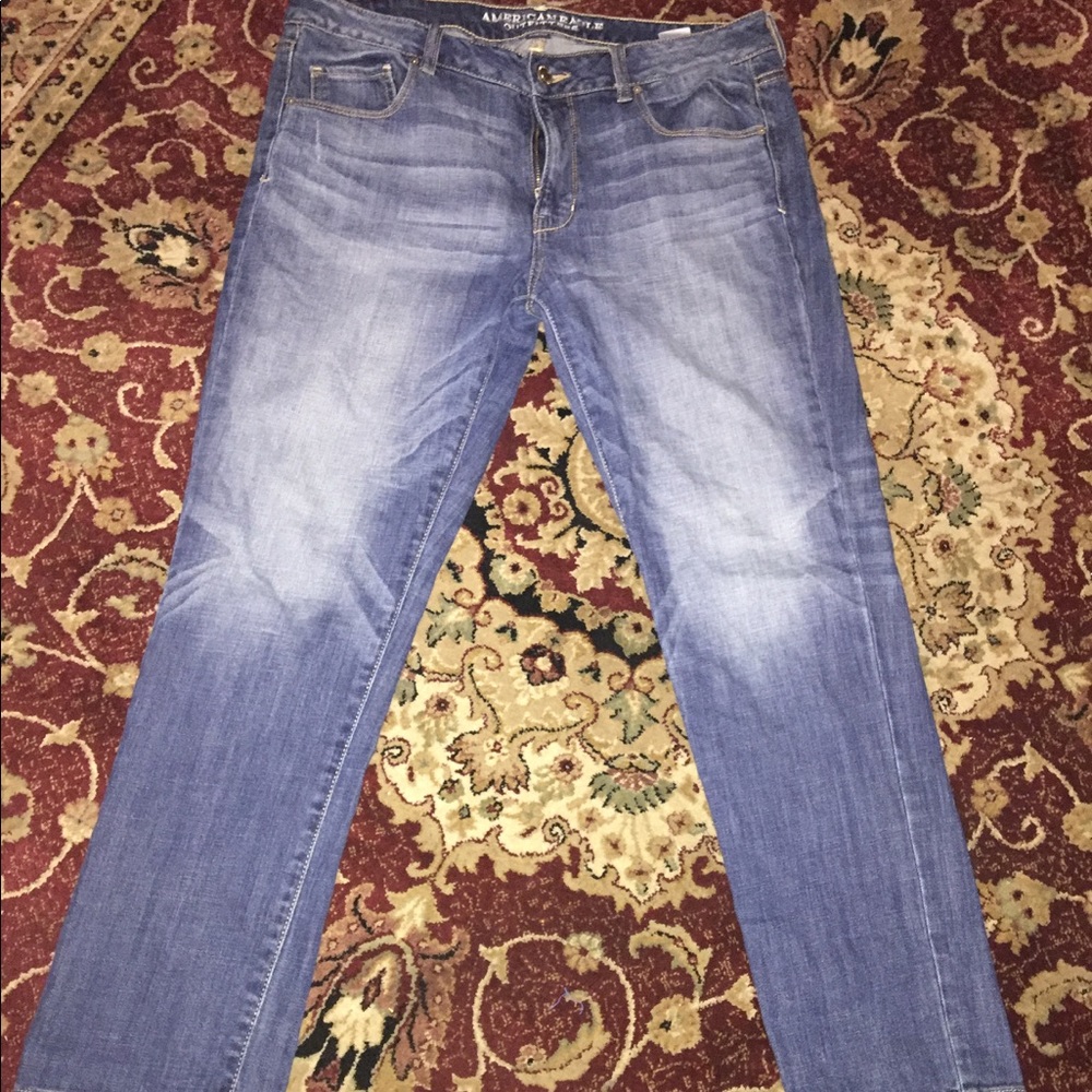American eagle skinny jeans size 14 short