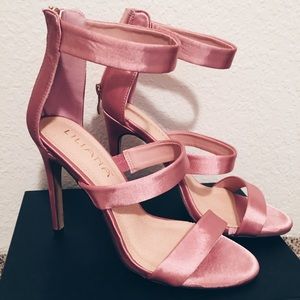 Liliana Shoes - Dusty Pink Silky High Heels Liliana Shoes - Dusty Pink Silky High Heels