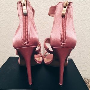 Liliana Shoes - Dusty Pink Silky High Heels Liliana Shoes - Dusty Pink Silky High Heels