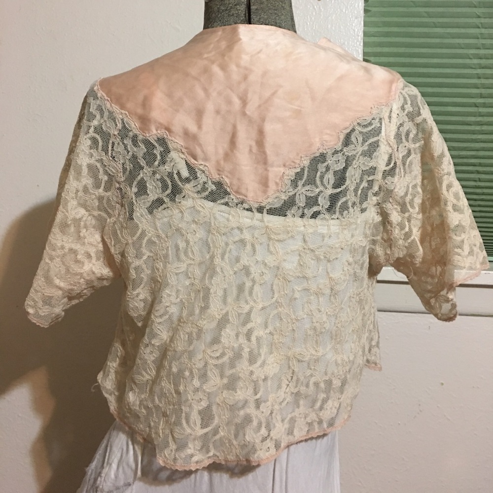 Lace & satin cover