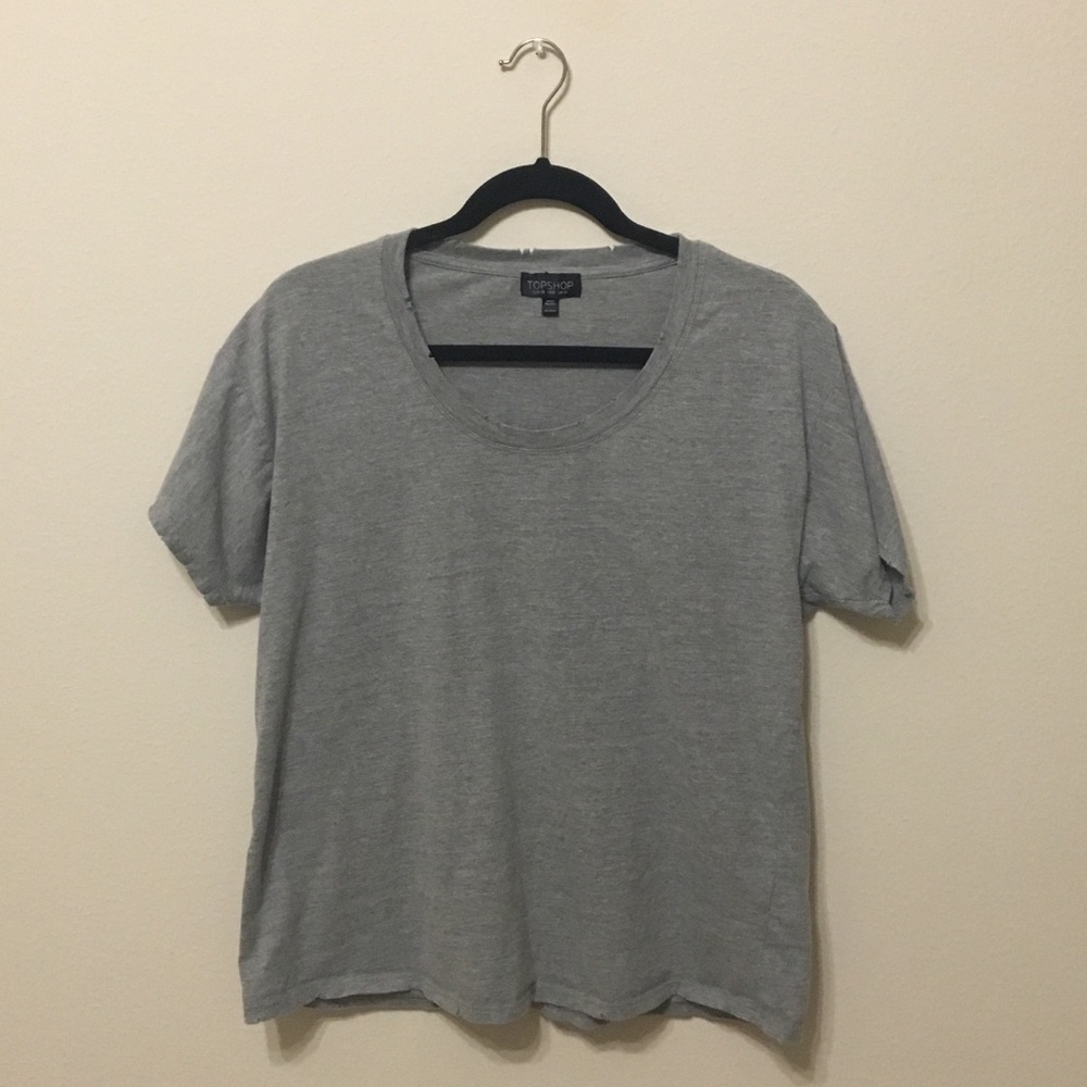 TopShop | semi distressed top