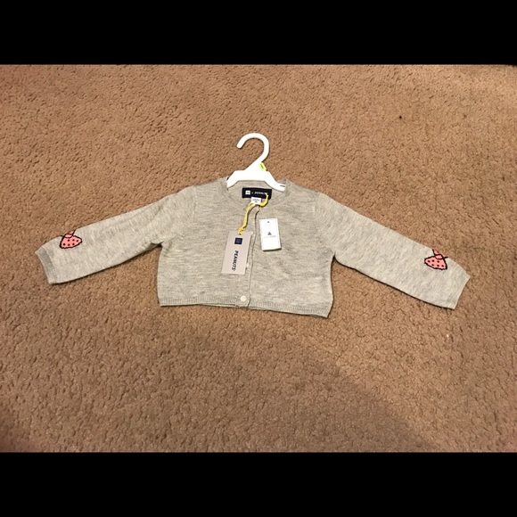 Gap Kids Baby Girls Peanuts Ed Cardigan Sweater - Picture 2 of 3