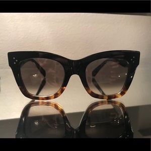Céline black tortoise Havana two tone