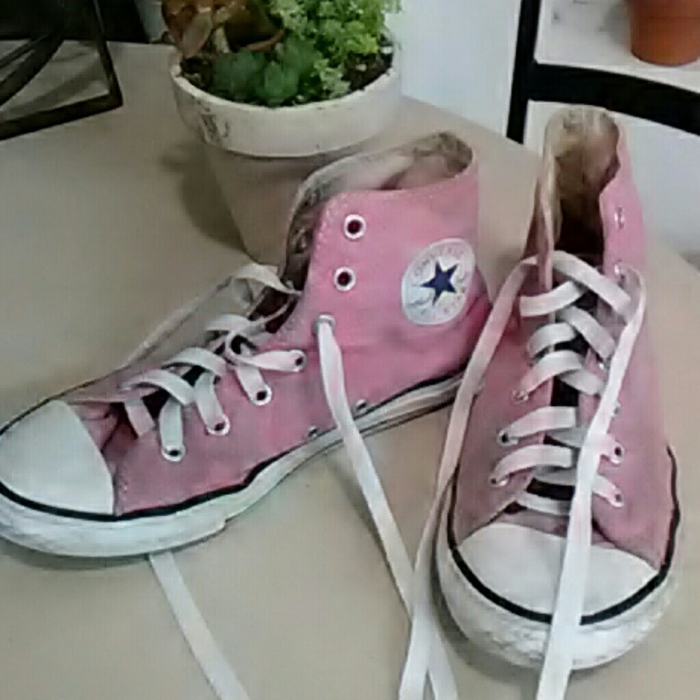 Pink converse $10 SALE